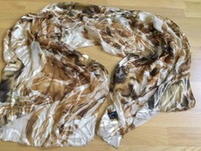 Tuch Damen Damentuch Halstuch Schal Viskose Seide Seidentuch gemustert 178 cm