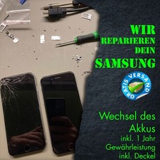 Akkutausch Samsung Galaxy S6 S7 S8 S9 S10 Plus Active e Akku Reparatur