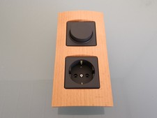Dimmer Steckdose Kombination Arcada Buche Echtholz Programm - Komplettpreis !
