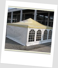Festzelt Partyzelt Pavillon Profizelt 4x4m / 4x Eingang / Fenster/ 