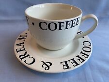 Tasse & Untertasse Teller Set, Tee & Kuchen, Kaffee & Creme, Creative Tops