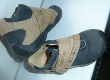 Bequeme Schuhe von Elefanten,  Gr. 22, Wildleder, dunkelblau-beige