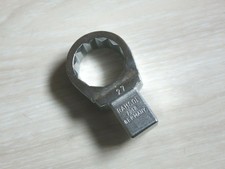 RAHSOL Einsteck-Ringschlüssel SW 27 mm, Aufnahme 14 x 18 mm