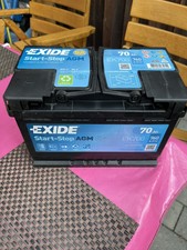Exide EK700 AGM Start Stopp Autobatterie Starterbatterie 12V 70Ah 760A EN