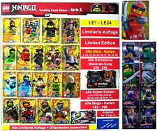 LEGO NINJAGO TRADING CARDS SERIE 3  ALLE Limitierte Karten LE1 - LE24, Ultra ua