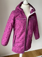 Jako-o Softshell-Mantel pink Sterne 128 134 Übergangsjacke schön warm