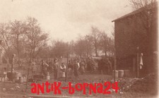 Foto Soldat Feldgrau Gefangenenlager Russenlager in Olley Frankreich POW B34