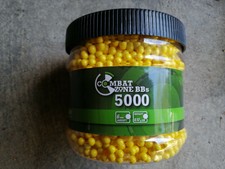 Combat Zone Softairkugeln 6mm BB 5000 Stk. 0,12g gelb Airsoft Mun von Umarex