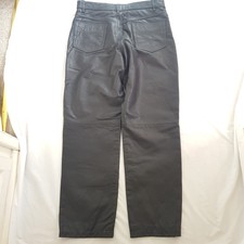 Mailänder Lederhose - schwarze Taille 34i Innenbein 28i
