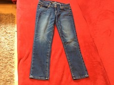 American eagle Damenjeans Blue Skinny Crop super Stretch 36 38 3/4 Hose Sommer