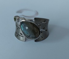 Labradorit Silberring