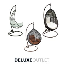 Poly Rattan Hängesessel Hängekorb Hängestuhl Hängeschaukel Hängesitz RETOURE