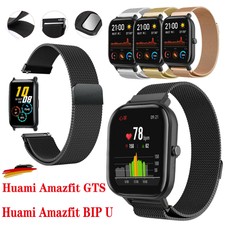 Für Huami Amazfit GTS BIP S U Armband Milanaise Loop Edelstahl Watch Strap Band