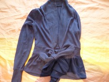 SET - Weste - blau - & - Damen - T-Shirt - rosa  - Gr. S - Vintage (BS 104)