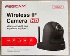 Foscam FI9826P V2 HD WLAN IP Kamera Überwachungskamera Schwarz