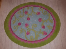 Teppich Haba Caro-Lini Wolle Kinderzimmer oval 130x160