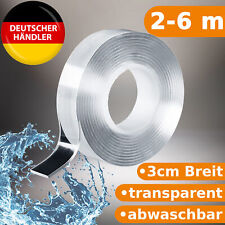 Doppelseitiges Klebeband Transparent Nano Band Tape beidseitig extra stark Klebe