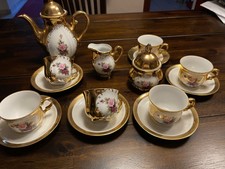 Bavaria 24 Karat Gold Tee-/Espresso-Service 6teilig