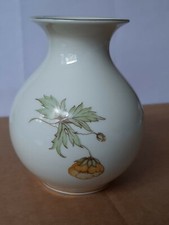 schöne Fürstenberg Vase  Blumenvase Tischvase Goldrand Vintage West Germany RAR