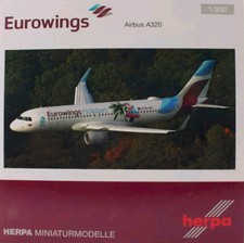 Herpa Airbus A320 Eurowings Flamingo OE-IQD 559157 JC Phoenix Gemini 1: 200