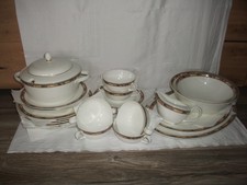 Hutschenreuther Leonard Paris BrocadeSpeiseservice 27 teilig Neuwertig