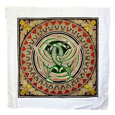 FANTASY DRACHEN GREIF VOGEL Stoff Bild Druck Kissenhülle Wandbehang ? Asien Deko