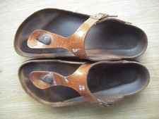 Birkenstock Gizeh 39 normal Magic Galaxy Bronze, Softfootbed, getragen und perfe