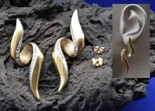 Pierre Lang Ohrstecker, GO / CZ 