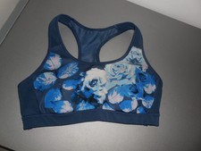 adidas climacool  Sport BH  Damen blau Blumen  Gr. S  Gr. 36 TOP 