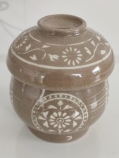 ▪️TEE TASSE▪️mit DECKEL & TEESIEB aus SÜD KOREA greige/creme craquelé 