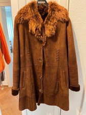 Lederjacke von Manifattura Italiana mit Schaffell, Damen, Gr. 40 (Maße beachten)