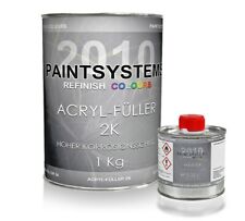 2K Acrylfüller 1,25 kg grau Grundierung für unter Autolack Paintsystems