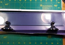 Glasregal Kristallglas Bad Accessoires grau anthrazit schwarz Messing 60cm