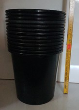 13 Stück 3 liter Plastikeimer Eimer Pflanztopf Pflanz Blumentöpfe 