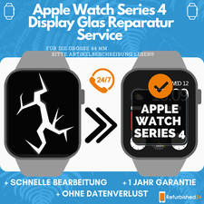 Apple Watch Series 4 Display Glas Service für 44mm 40mm ? Frontglas Reparatur ✅