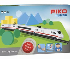 Piko H0 57094 - PIKO Start-Set ICE   mit Schienen wie Neu mit Original Karton