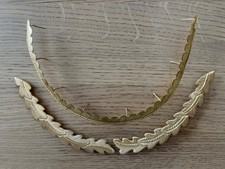 DDR Auflagen für Schirmmütze NVA Volksmarine  OFFIZIERE, Metall