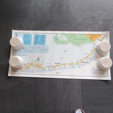 1 Poster The Florida Keys & Key West, Gr, 71 x 34 cm. gebr.