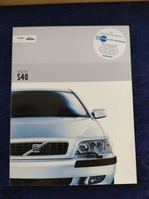 VOLVO S40 Typ V 2.0T 1.6 1.8 2.0 1.8i D 1.9D Prospekt 2003
