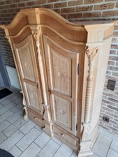 Pinienschrank Landhausstil Massiv, zwei türig, zwei Einschübe