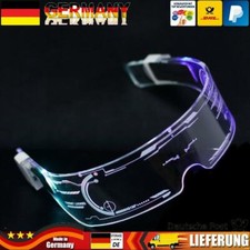 Colorful EL Wire Luminous Glasses Neon Party LED Light Up Visor Eyeglasses