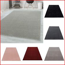 Designer Teppich kurzflor,Wohnzimmerteppich,einfarbig Gabbeh Optik,Rechteckig