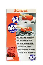 SONAX Microfaser Schwamm 2 in 1 Reinigungsschwamm Autowäsche Mikrofaser 428100