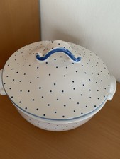 Gmundner Keramik Tupferl blau Suppentopf groß Rarität