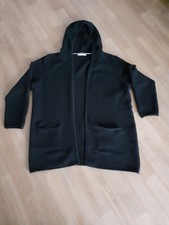 CECIL Strickjacke, schwarz, Mit Kapuze, Gr. XL