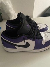 nike jordan 1 low court purple US 9,5 / EU 43