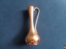 Blumenvase schmal 19 cm hoch aus Kupfer