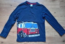 Shirt langarm Gr. 140 Palomino (C&A) Feuerwehr Auto dunkelblau Junge cool