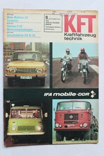  KFT Kraftfahrzeugtechnik 9/1975 Autodrehkran Ifa W 50,Wolga Gas 24 kombi,125p