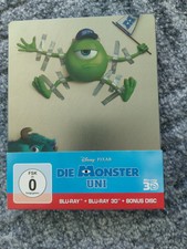 Die Monster UNI Steelbook Blu-ray+Blu-ray3D+Bonus Disc, Gebraucht. Sehr guter Zu
